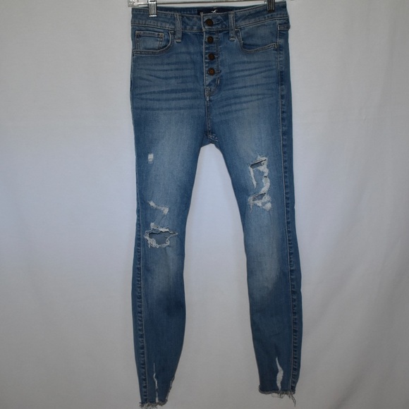 Hollister Denim - HOLLISTER HIGH RISE SUPER STRETCH JEANS